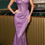 Thumbnail: Strapless Glitter Embellished Long Formal Dress & Prom Dress 