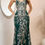 Thumbnail: Corset Bodice Sequin & Glitter Long Formal Dress & Prom Dress 
