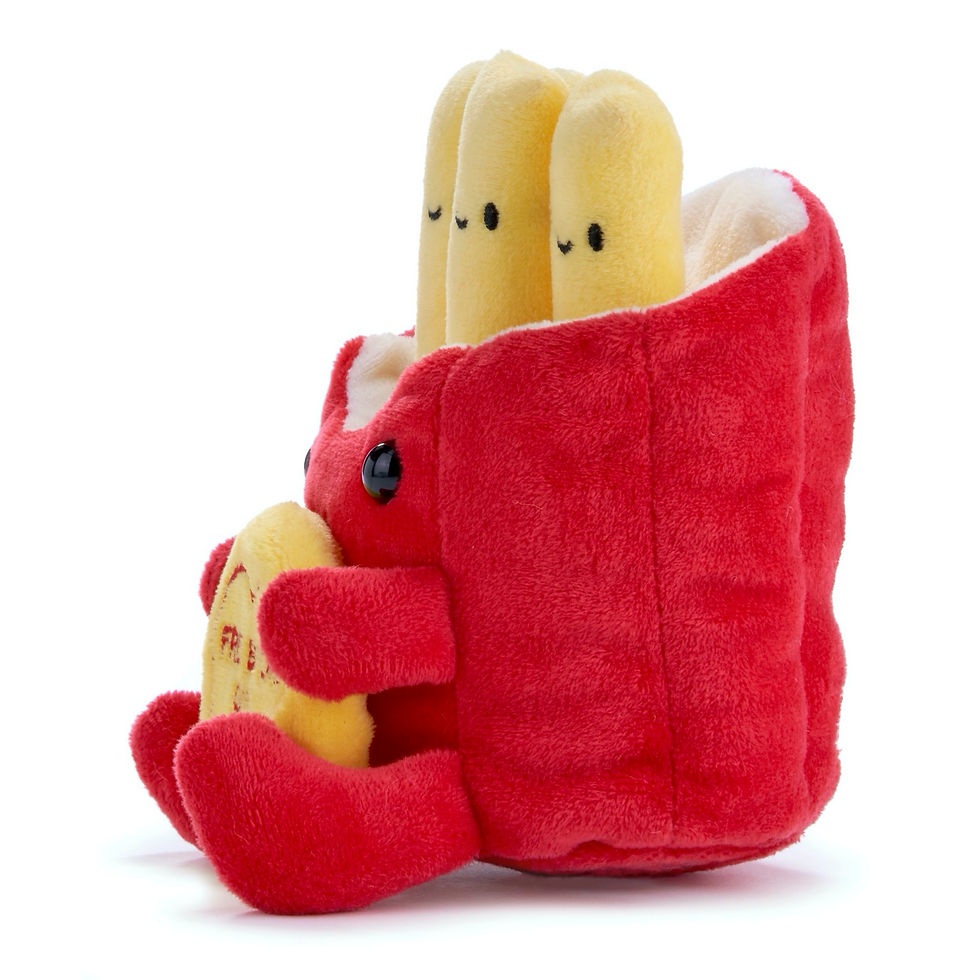 Thumbnail: FRIES BEFORE GUYS SWIZZELS LOVE HEART SOFT TOY