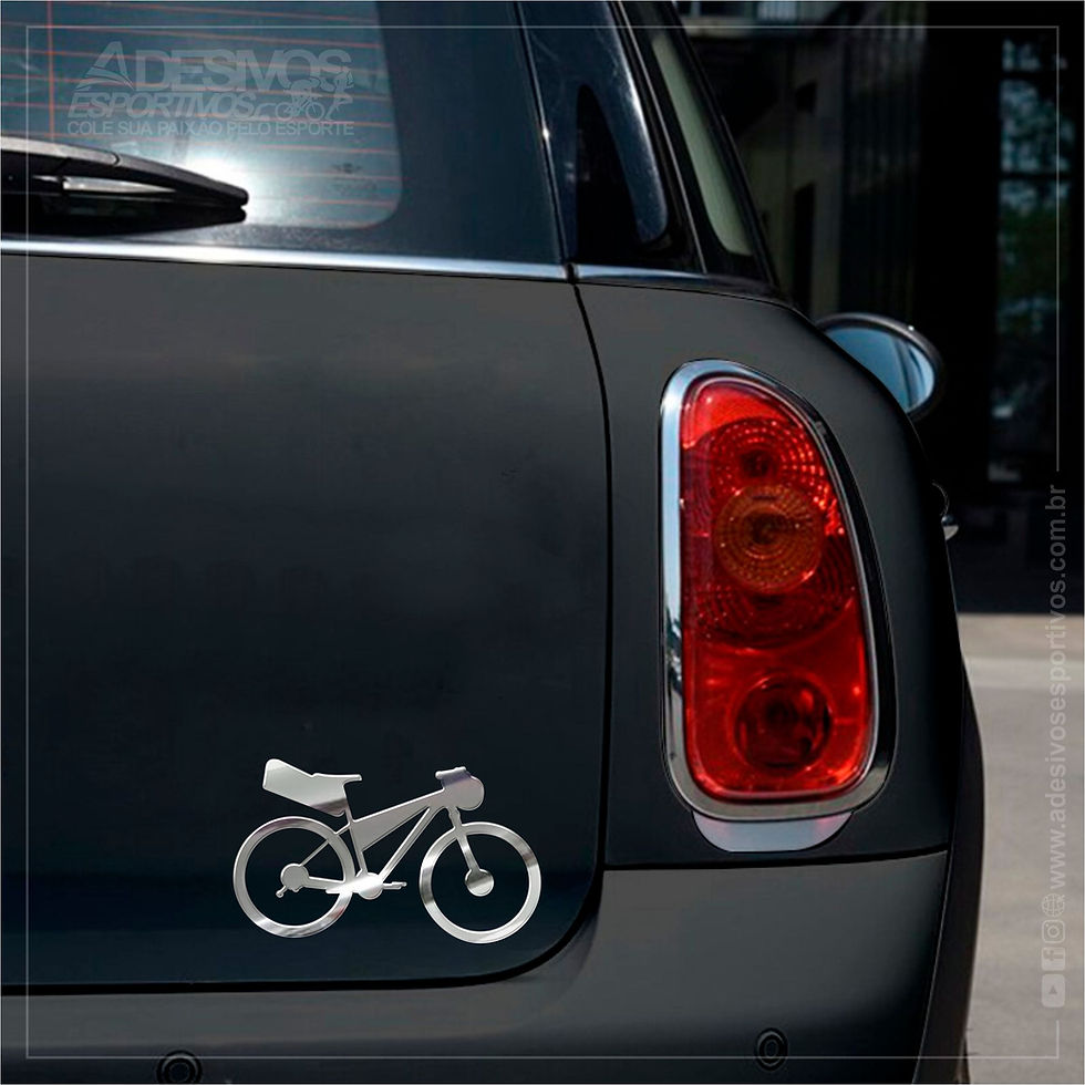 Miniatura: Adesivo Emblema Bikecamping MTB Gravel Cicloturismo Em Alto Relevo Resinado 3D