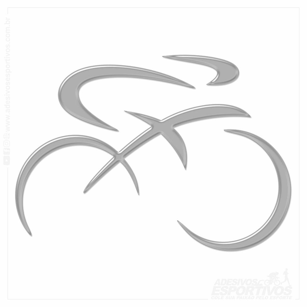 Miniatura: Adesivo Emblema Bike Speed Tribal Resinado 3D