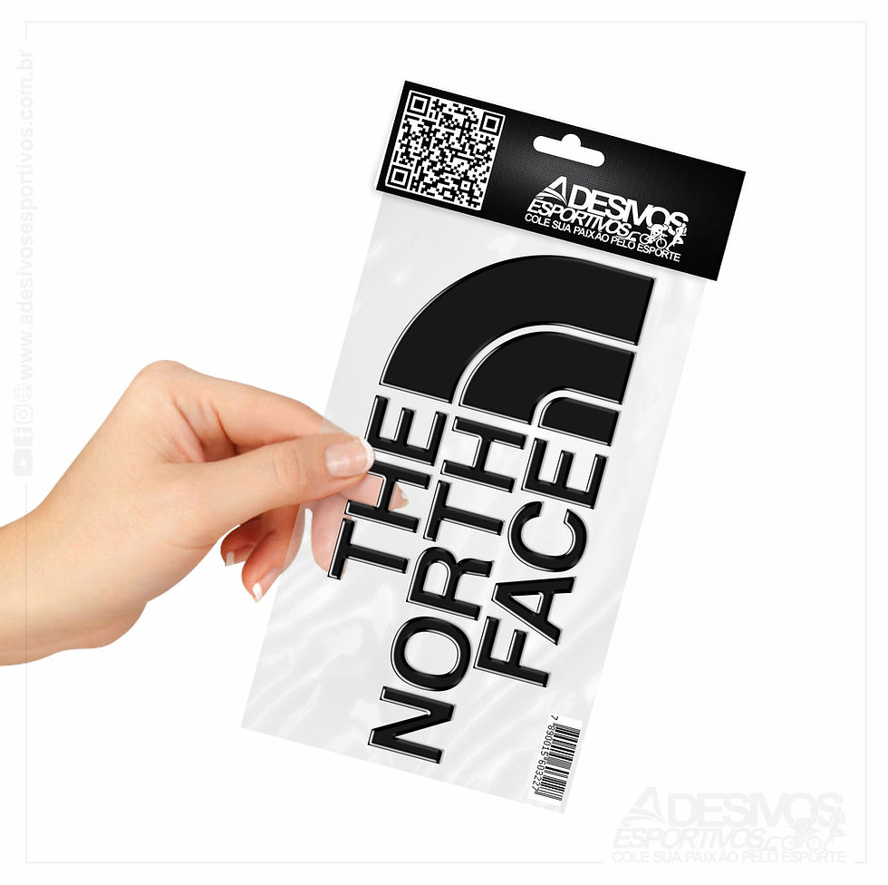 Miniatura: Adesivo Emblema The North Face Resinado 3D