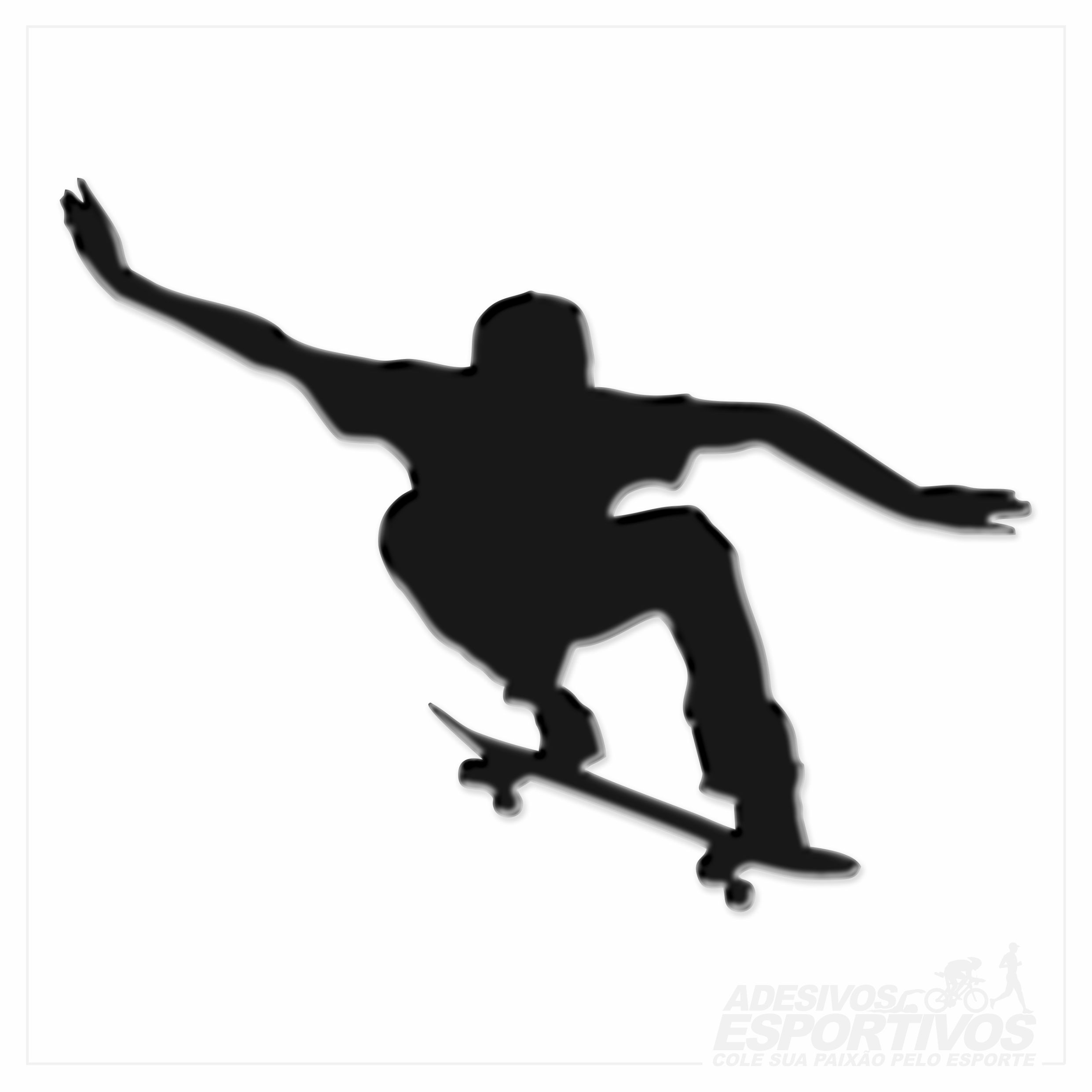 Adesivo Emblema Skate Ollie