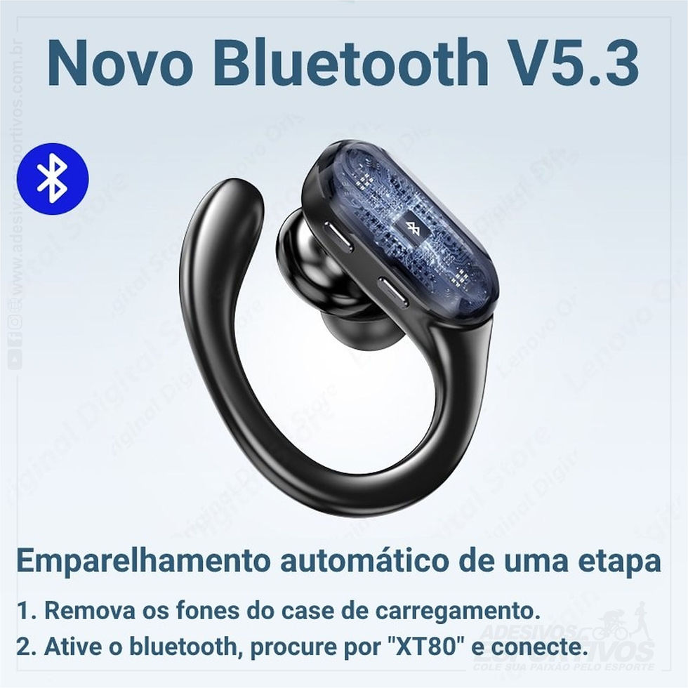 Miniatura: Fone Lenovo XT80 para pratica esportiva Bluetooth 5.3