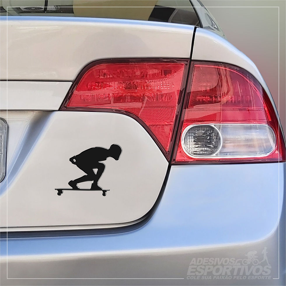 Miniatura: Adesivo Emblema Longboard Downhill Speed