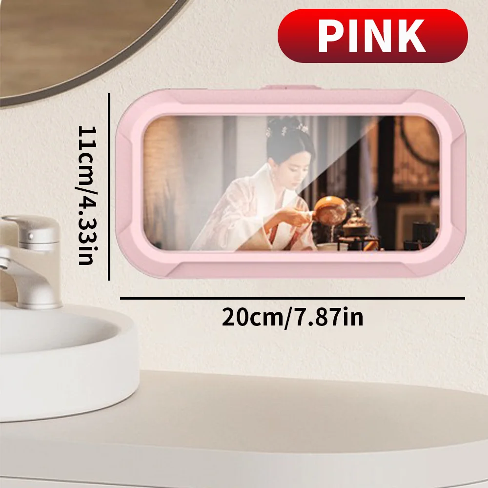 1PC Bathroom Waterproof Phone Storage Box, Can Be Rotated for Appeal, and Can Be
