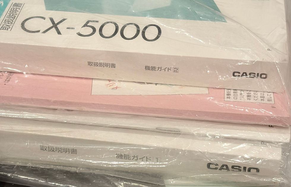 サムネイル： CX-5000_箱入りフルセット　CASIO（カシオ）