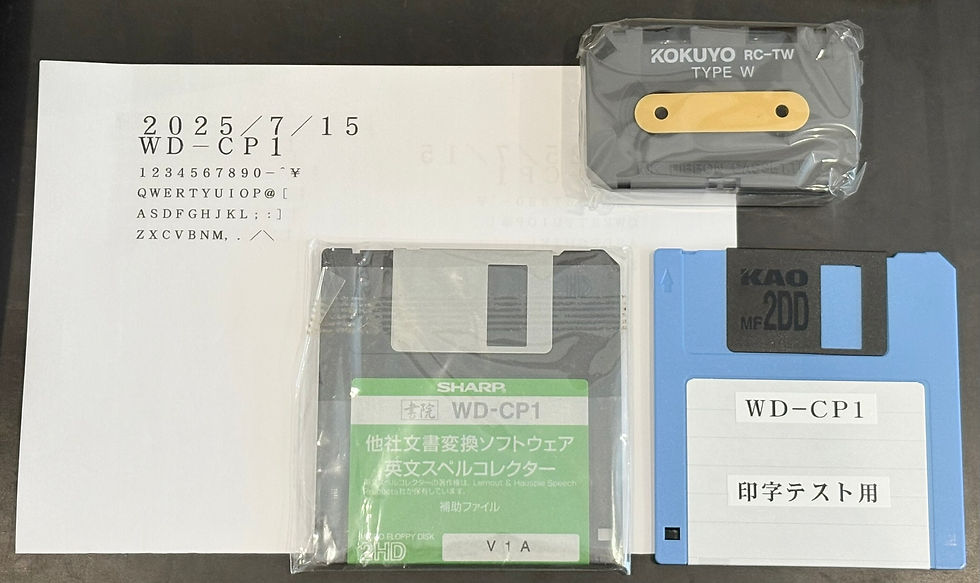 サムネイル： WD-CP1_箱入りフルセット【美品】　SHARP（シャープ）