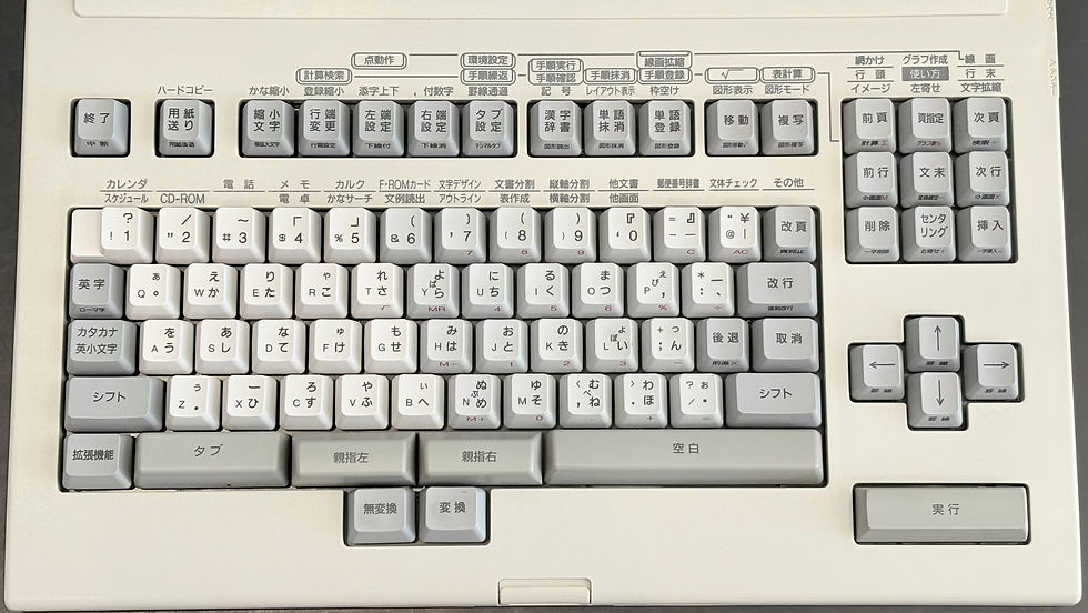 サムネイル： 40AP（親指シフト）　FUJITSU（富士通）
