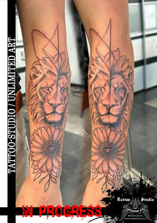 Löwe & Sonnenblume