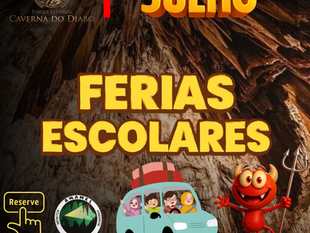 FÉRIAS ESCOLARES CHEGANDO