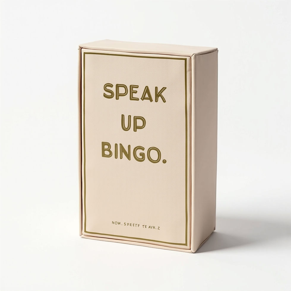 Speak Up Bingo