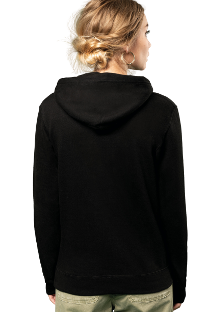 Thumbnail: K473 - Sweat-shirt capuche femme