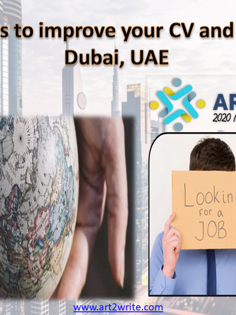 3 Easy Ways to improve your CV and get Jobs in Dubai, UAE