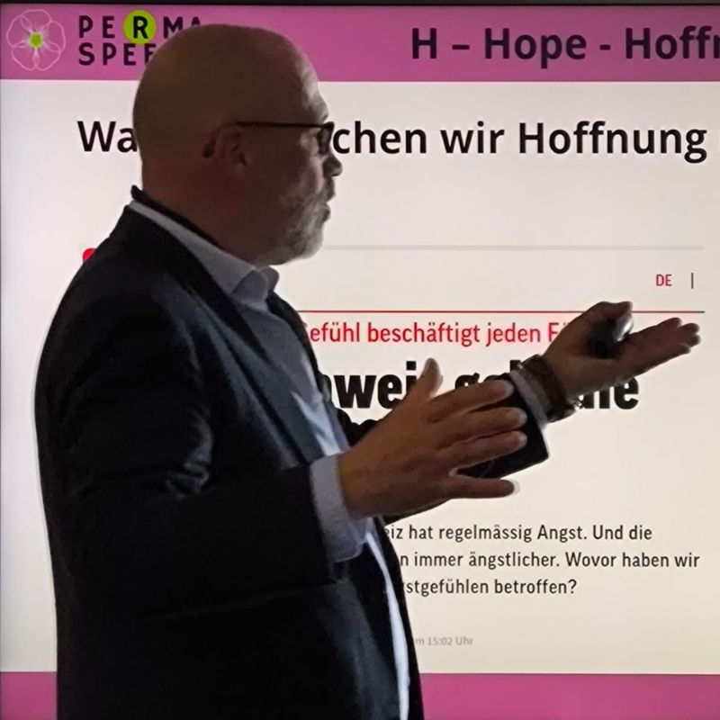 PERMA-Speech Impressionen - Andreas Lieblingsthema