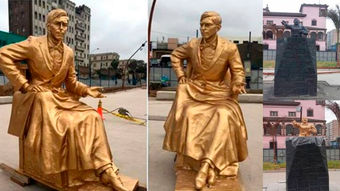 No hubo autorización para pintar esculturas del By-pass 28 de julio