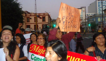 Chavistas viajaron hasta Lima y protestan contra Cumbre de las Américas