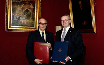 Cancilleres del Perú y Costa Rica suscriben acuerdo entre academias diplomáticas