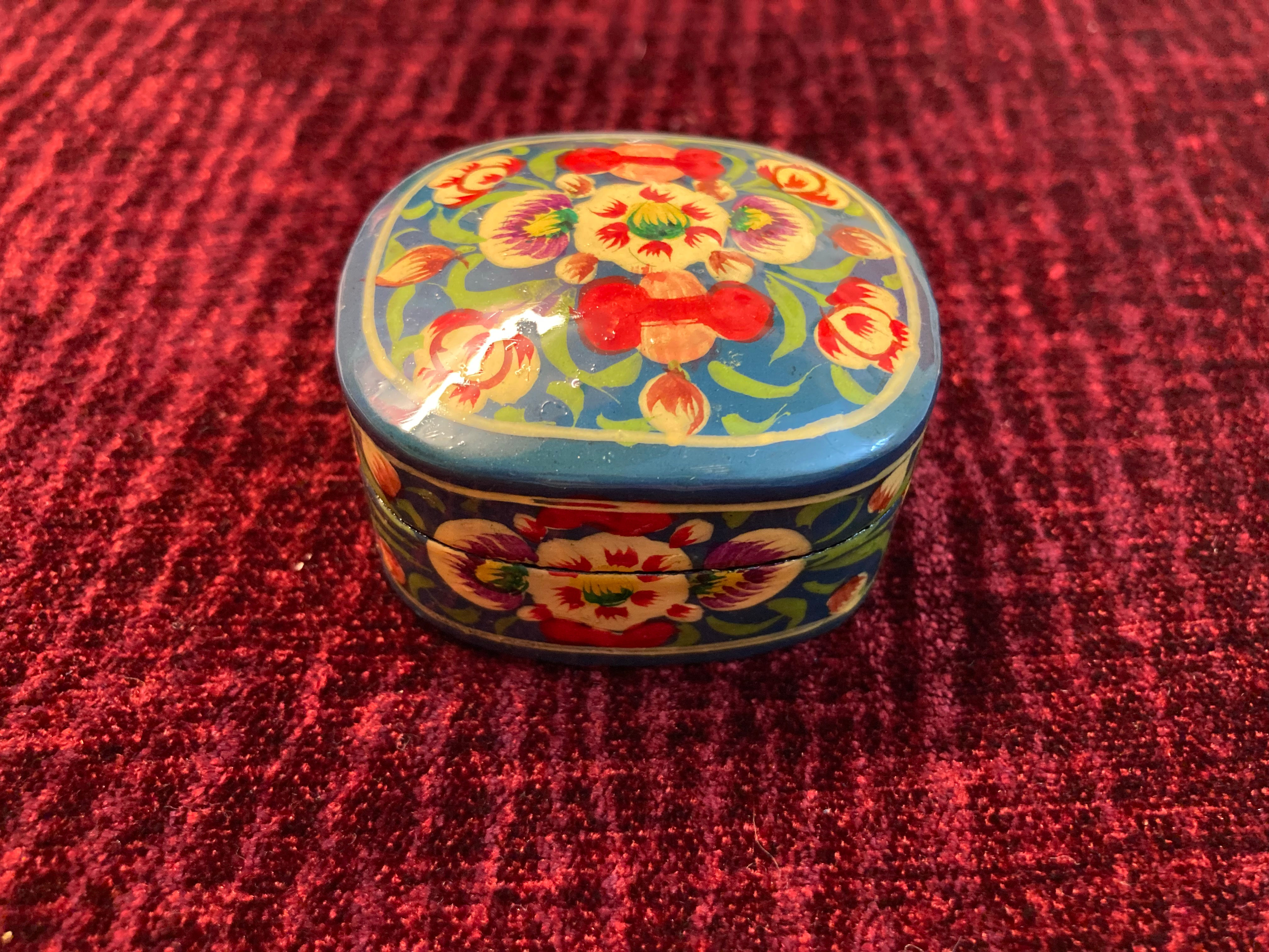 Handmade paper-mache Ring Box