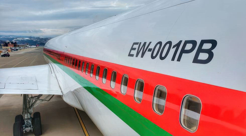 The Boeing 767 with registration EW-001PB is one of the planes Lukashenka uses during official visits. This aircraft was purchased in 2012 and previously belonged to former Turkmen leader Saparmurat Niyazov. Source: news.zerkalo.io