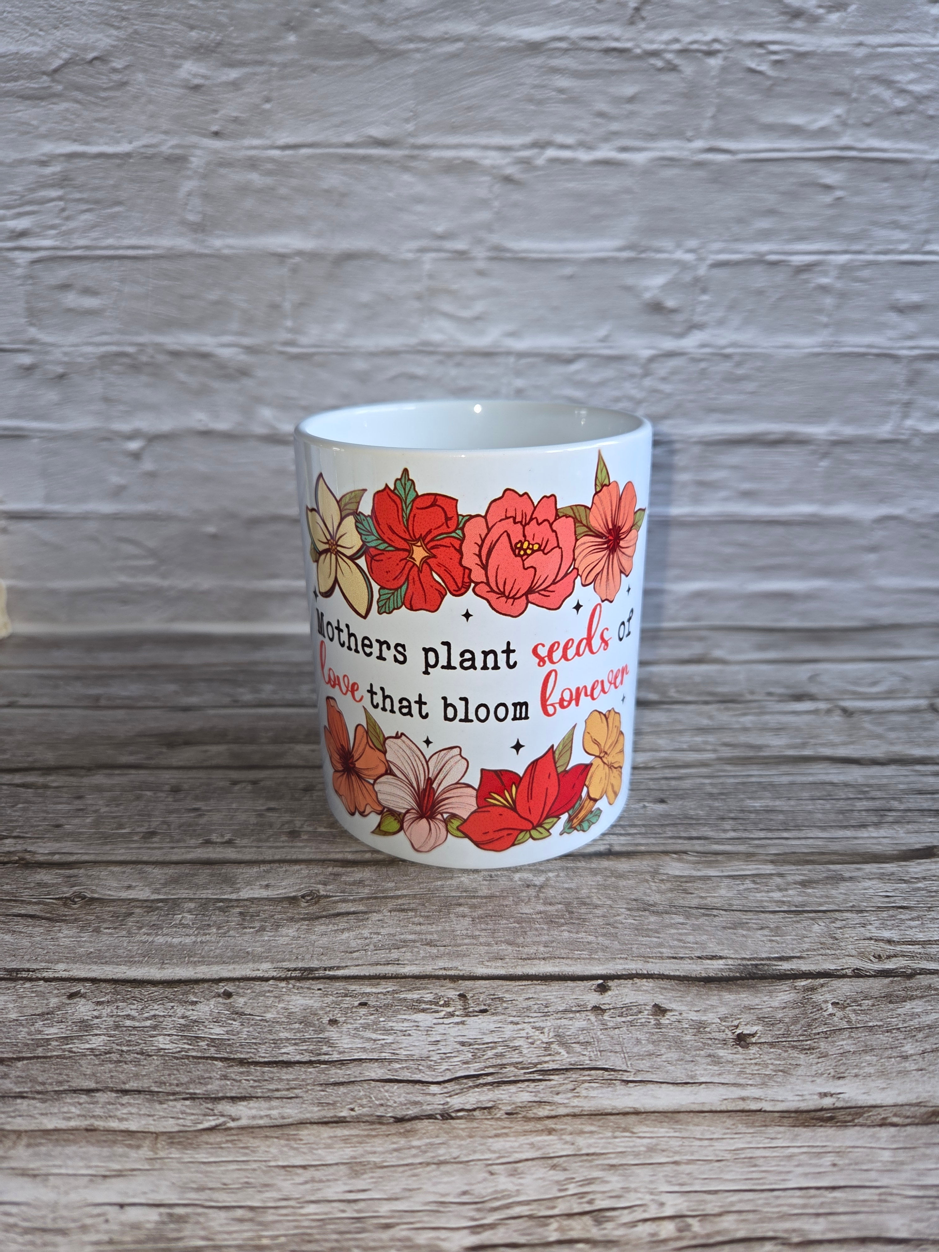 flowers mug 