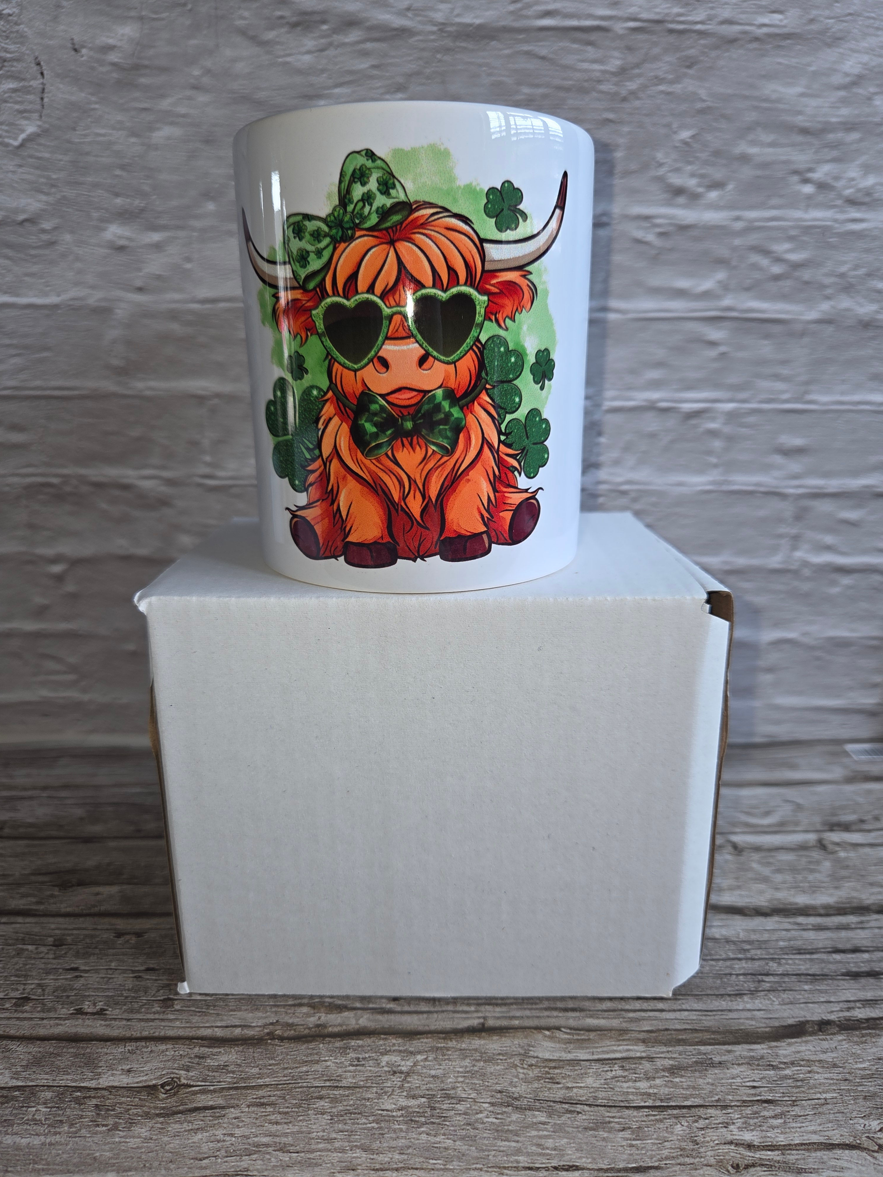 highland cow mug 