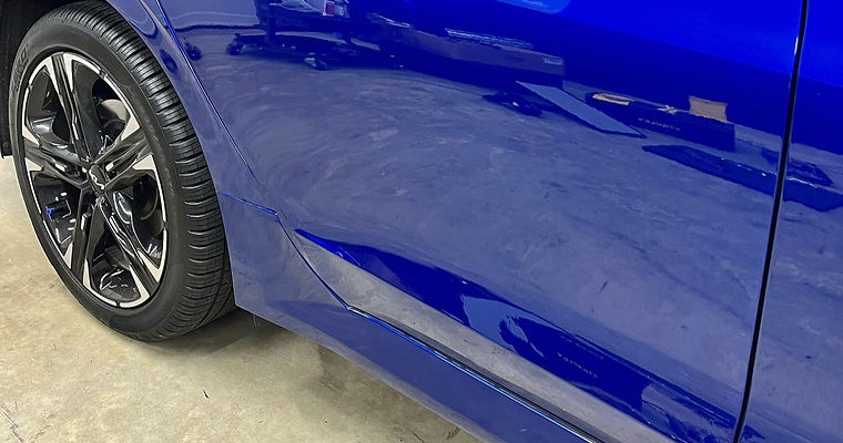 kia stinger door dent ding repair pdr paintless dent repair