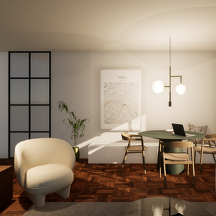 Strand apartment interior remodel