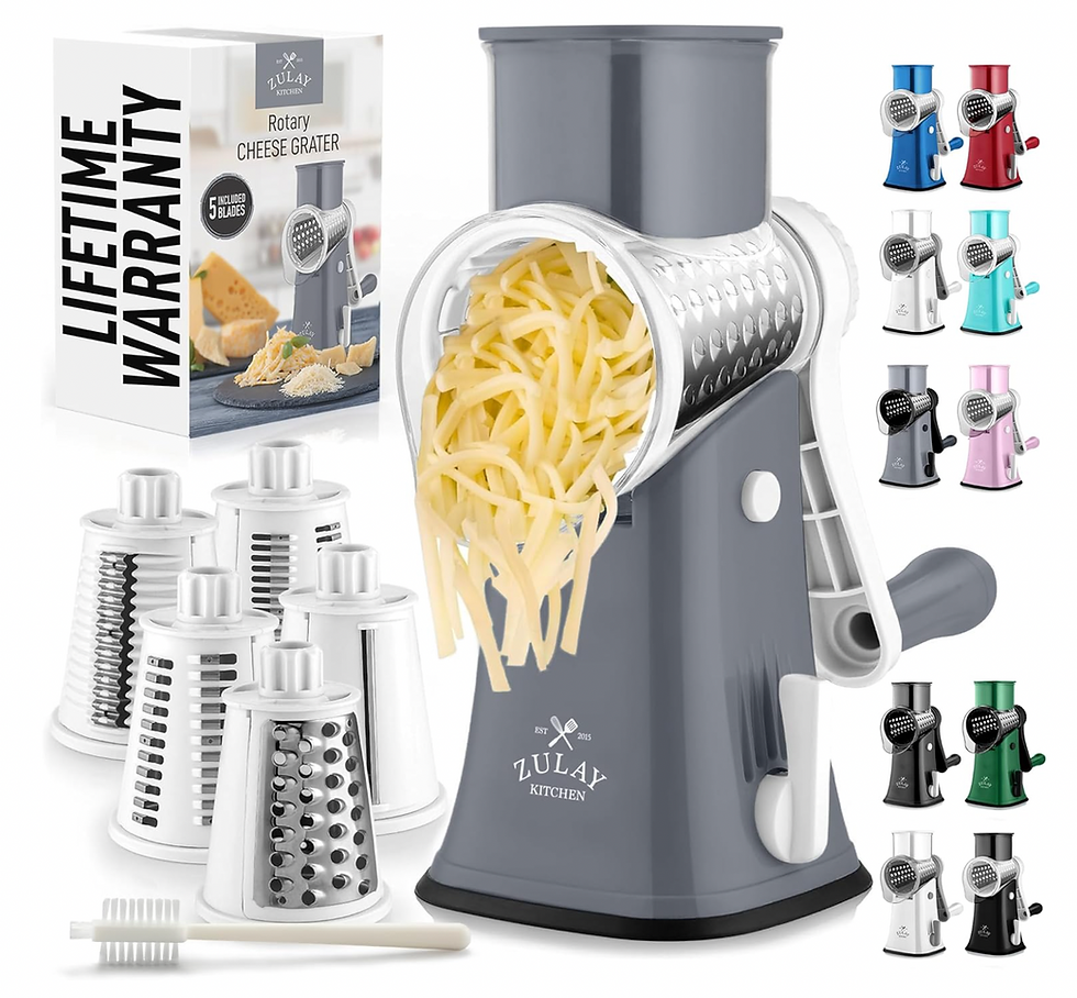 Thumbnail: Zulay 5 Blade Rotary Grater