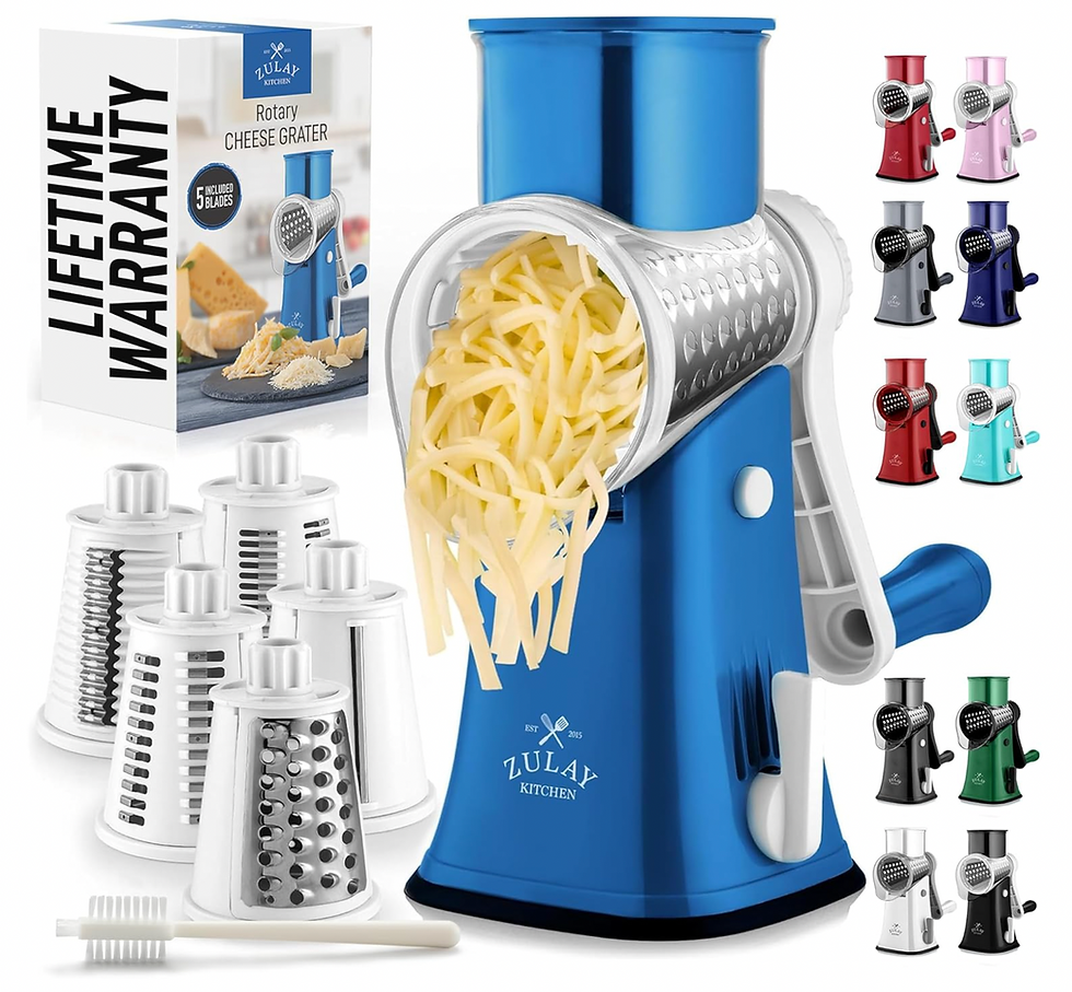 Thumbnail: Zulay 5 Blade Rotary Grater
