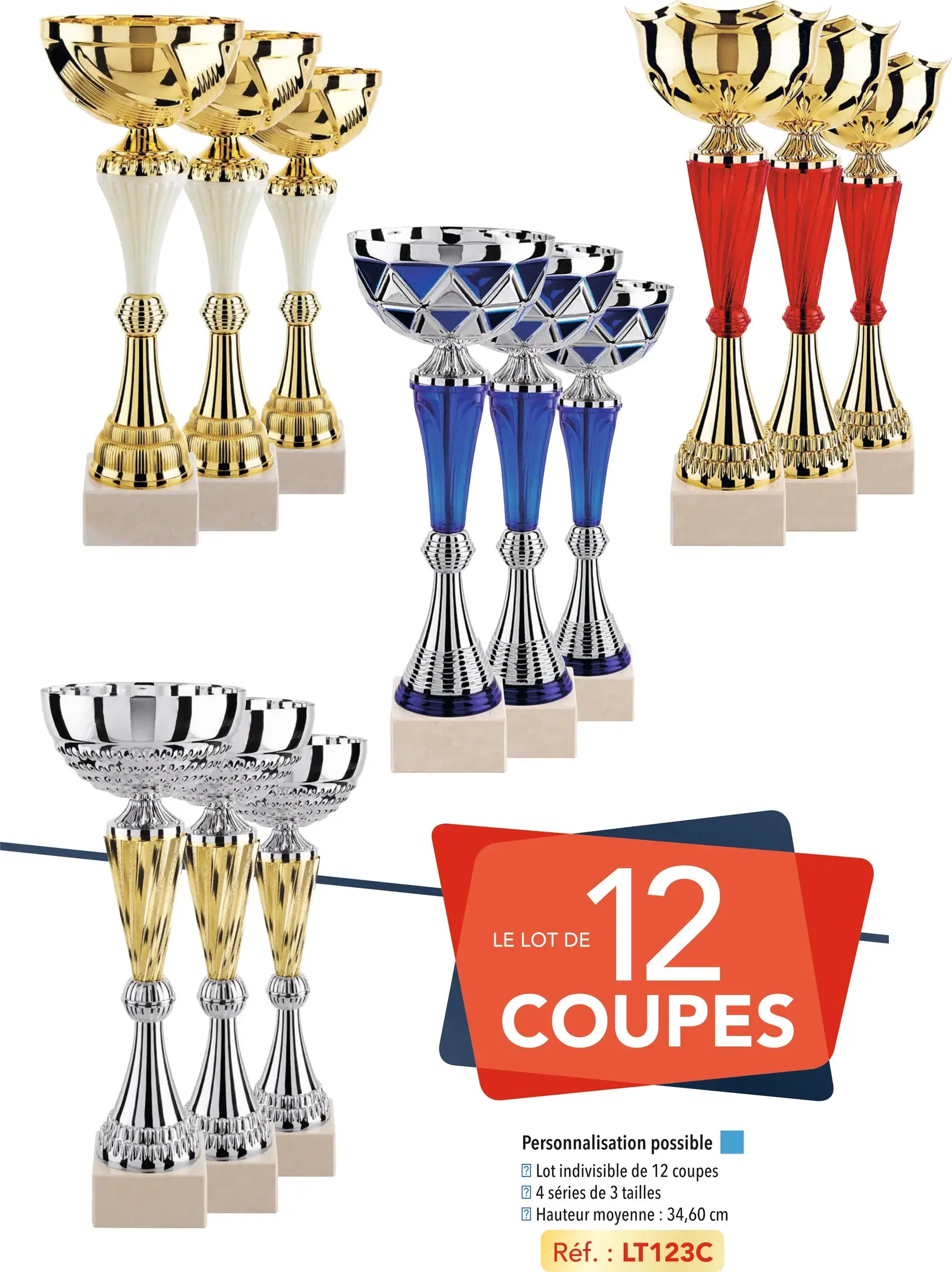 Lot de Coupes LT123C