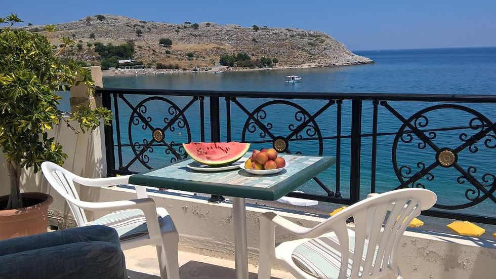 Küçük resim: Haraki Beach Rhodes ⭐⭐⭐ 