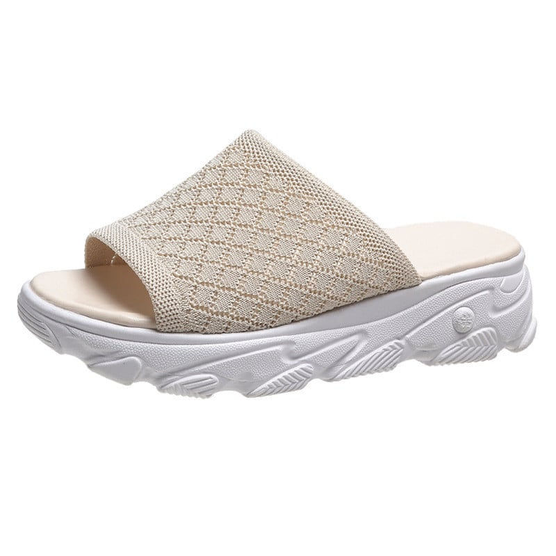 Women's Low Heel Platform Sandals and Slippers