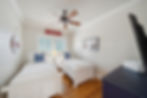 Bedroom with dual twin beds