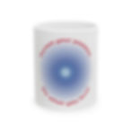 "A white ceramic mug with the inspiring message ‘Pursue your passion, do what you want.’”