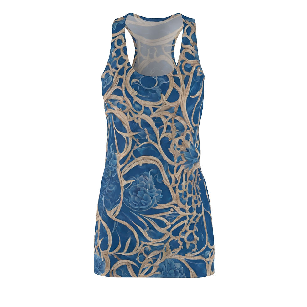 Women's Cut & Sew Racerback Dress (AOP)