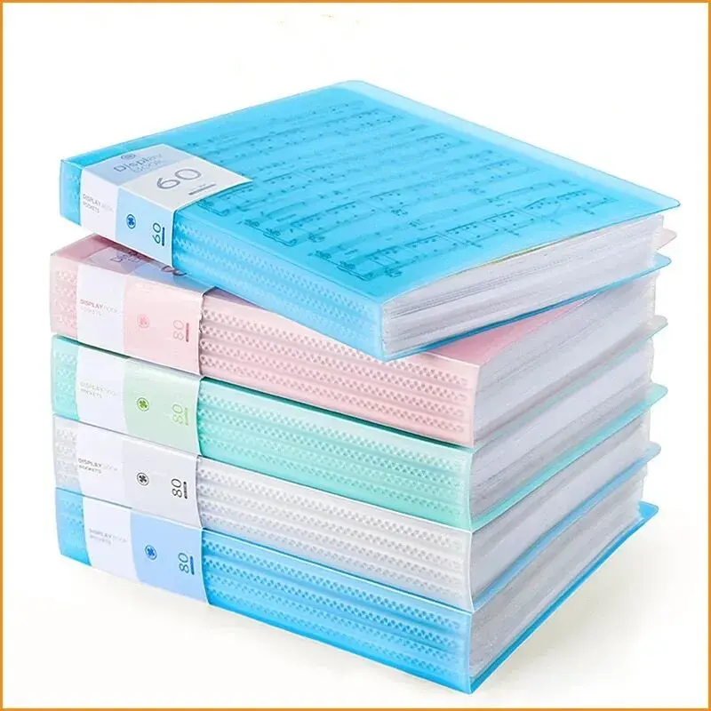 Thumbnail: 30 60 80 Pages A4 File Folder Music Examination Paper Organizer Storage Bag Desk