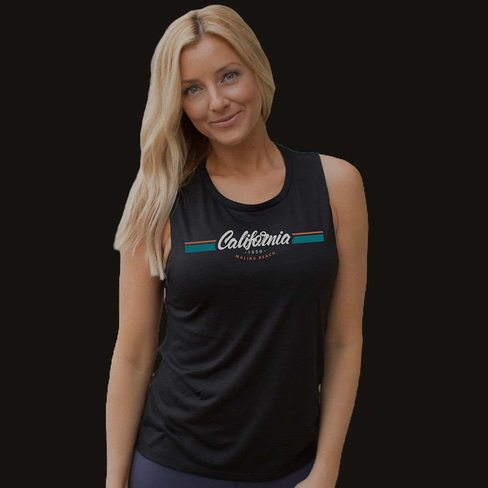 "“Women’s flowy scoop muscle tank top. Lightweight and airy, this sleeveless top features a relaxed fit and a scoop neckline"