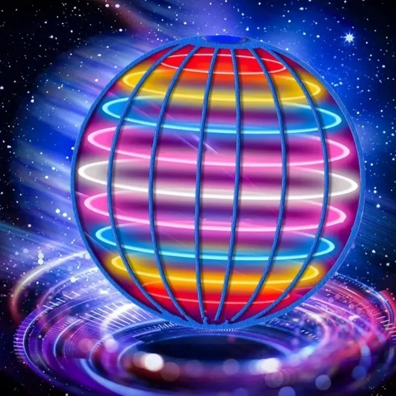 Flying Ball Boomerang Magic With LED Lights Drone Hover Ball Children Gift