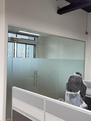 Frosted Glass Door