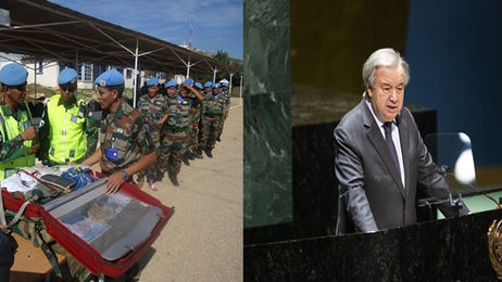 UN Chief Antonio Guterres Commends India for Troop Contributions to Lebanon Peacekeeping