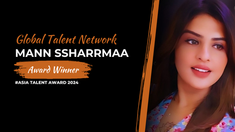 Mann Ssharrmaa from New Delhi, India, is the recipient of the Asia Talent Award 2024. The award recognizes outstanding talent across Asia.