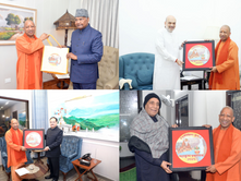 UP CM Yogi Adityanath extends invitation for Maha Kumbh Mela 2025 to prominent leaders