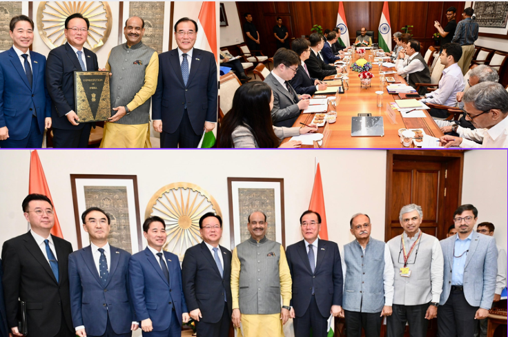 LS Speaker Om Birla meets South Korean Parliamentary delegation in New Delhi