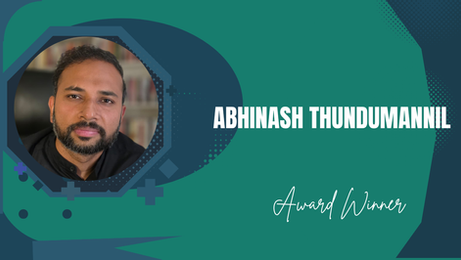 Abhinash Thundumannil, a distinguished writer from Kerala, has been honored with the prestigious Rashtra Ratna Sahithya Puraskar 2026