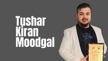 Tushar Kiran Moodgal, wins National Literature Award 2024