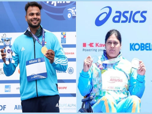 Sumit Antil & Bhagyashree Jadhav to be India’s flagbearers for opening ceremony of Paris Paralympics 2024