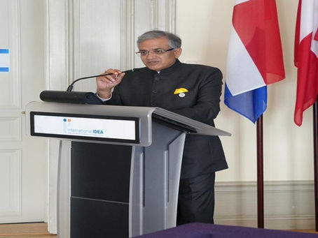 CEC Gyanesh Kumar holds bilateral talks with global election chiefs at IDEA conference in Sweden