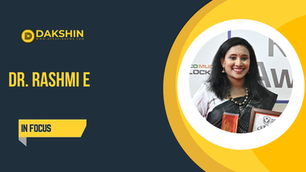 Dr. Rashmi E from Karnataka has been honored with the prestigious Rabindra Ratna Puraskar 2026 by the Veyil Foundation