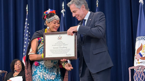 Nepal’s Urmila Chaudhary wins Global Anti-Racism Championship Award 2024
